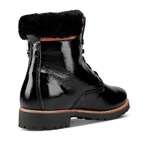 PANAMA JACK Botas de Mujer Panama 03 Igloo Trav B14 Charol Negro/Black 38 EU