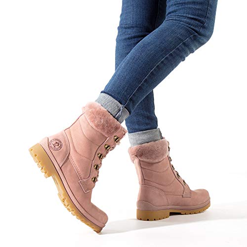 PANAMA JACK Botas de Mujer Tuscani B22 Nobuck Rosa/Pink 39 EU
