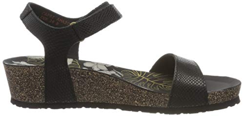 Panama Jack Capri Amazonic, Sandalia con Pulsera Mujer, Negro (Negro B2), 40 EU