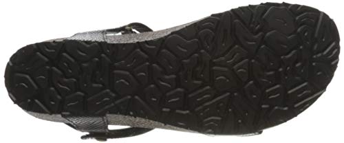 Panama Jack Capri Amazonic, Sandalia con Pulsera Mujer, Negro (Negro B2), 40 EU