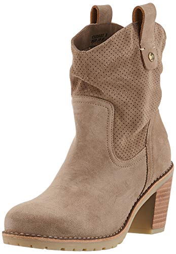 Panama Jack Carnaby, Botas Vaqueras para Mujer, Beige, 40 EU