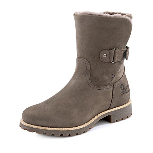 Panama Jack Felia Igloo, Botas Estilo Motero Mujer, Gris (Gris B7), 36 EU
