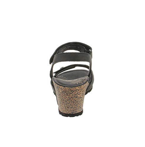 Panama Jack Julia Basics, Sandalia con Pulsera Mujer, Negro (Negro B1), 36 EU