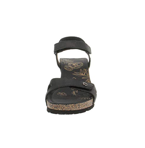 Panama Jack Julia Basics, Sandalia con Pulsera Mujer, Negro (Negro B1), 36 EU