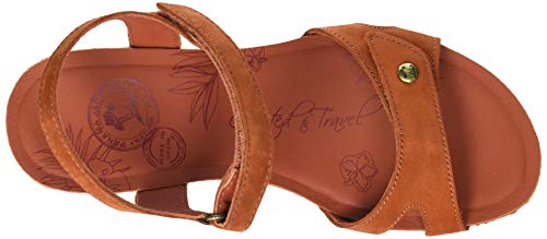 Panama Jack Julia Basics, Sandalias con cuña Mujer, Rostbraun, 41 EU