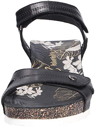 Panama Jack Julia Boulevard, Sandalias con cuña Mujer, Schwarz, 42 EU