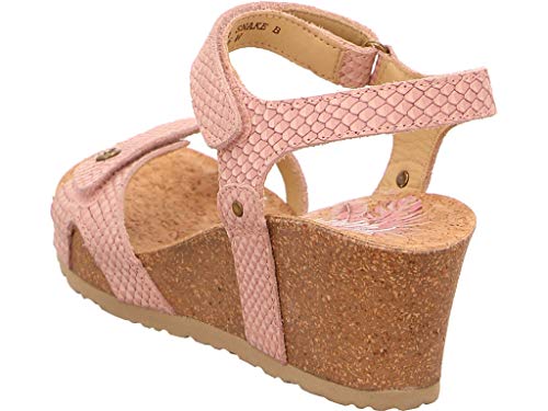 Panama Jack Julia Snake, Sandalia con Pulsera Mujer, Rosa (Rosa B14), 41 EU