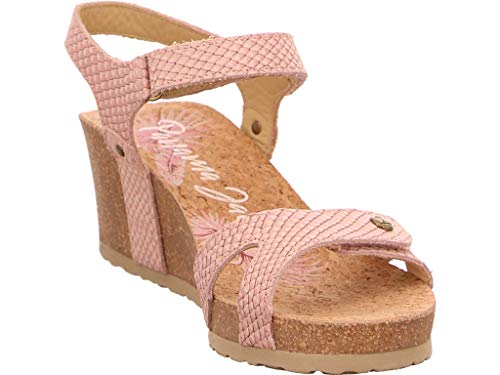 Panama Jack Julia Snake, Sandalia con Pulsera Mujer, Rosa (Rosa B14), 41 EU