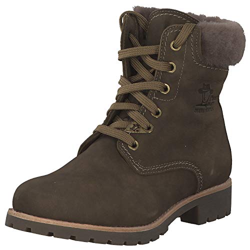 Panama Jack Panama 03 Igloo, Botas Militar Mujer, Verde (B33 Nobuck Kaki), 36 EU