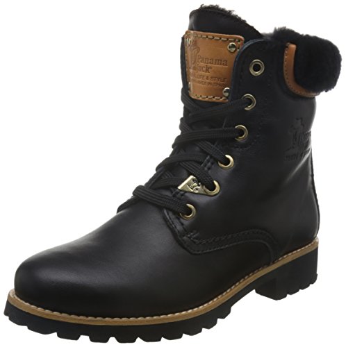 Panama Jack Panama 03 Igloo Travelling, Botas Militar Mujer, Negro (Negro B2), 38 EU