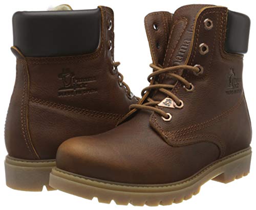 Panama Jack Panama 03 Wool, Botas de Combate Mujer, Lederfarben, 37 EU