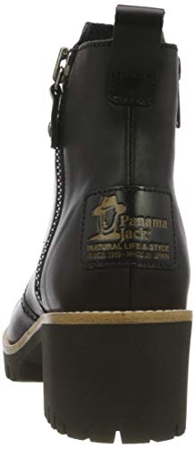 Panama Jack Pauline Trav, Botas Cortas al Tobillo Mujer, Negro, 42 EU