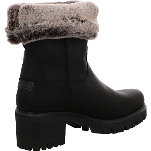 Panama Jack Piola, Bota a la Altura de la Pantorrilla Mujer, Schwarz, 39 EU