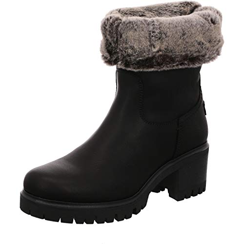 Panama Jack Piola, Bota a la Altura de la Pantorrilla Mujer, Schwarz, 39 EU