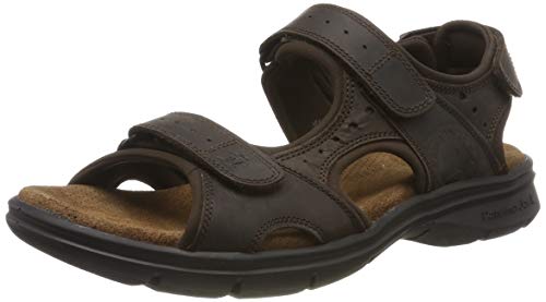 Panama Jack Salton Basics, Sandalias con Punta Abierta Hombre, Marrón (Marron C1), 46 EU