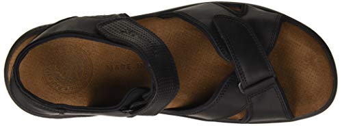 Panama Jack Sanders Basics, Sandalias con Punta Abierta Hombre, Negro (Negro C2), 43 EU