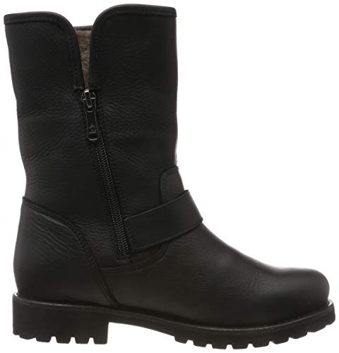 Panama Jack Singapur Igloo, Botas Estilo Motero Mujer, Negro (Negro B25), 37 EU