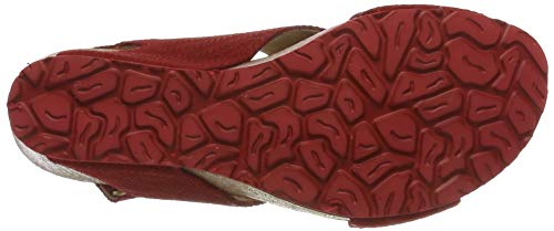 Panama Jack Valeska Menorca, Sandalia con Pulsera Mujer, Rojo (Rojo B1), 38 EU