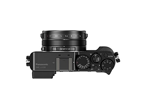 Panasonic Lumix DMC-LX100 - Cámara Compacta Premium de 12.8 MP (Sensor de 4/3", Objetivo F1.7-F2.8 de 24-75 mm, Zoom de 3X, 4K, WiFi, Raw), Color Negro
