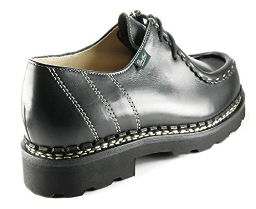 Paraoot Morzine - Zapatos para hombre, color marrón, (Negro ), 43.5 EU