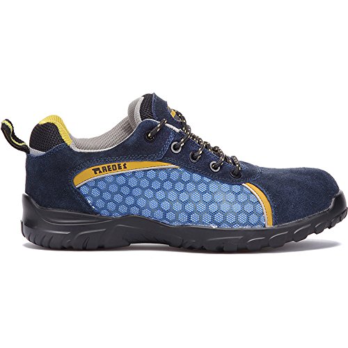 Paredes RUBIDIO AZUL PAREDES SP5013-AZ/45 - Zapato seguridad azul, puntera + plantilla Compact No metálica. Modelo RUBIDIO AZUL. Categoría S1P SRC - Talla 45