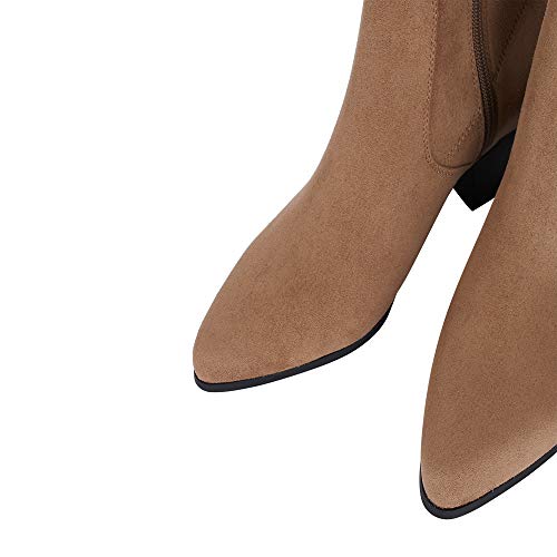 Parfois - Botines Tacón Bajo Elastic Ankle Boot Taupe - Mujeres - Tallas 41 - Gris Pardo