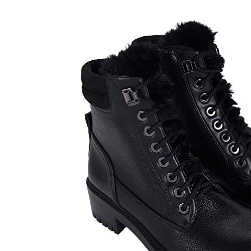 Parfois - Botines Tacón Bajo Winter Militar Boot - Mujeres - Tallas 41 - Negro