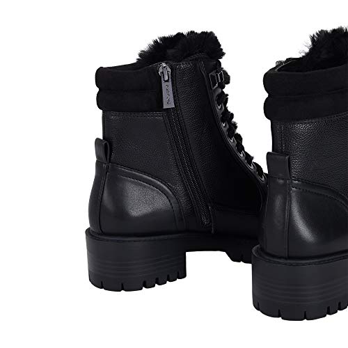Parfois - Botines Tacón Bajo Winter Militar Boot - Mujeres - Tallas 41 - Negro