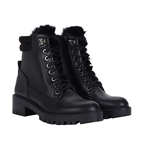 Parfois - Botines Tacón Bajo Winter Militar Boot - Mujeres - Tallas 41 - Negro