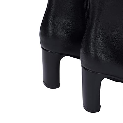 Parfois - Botines Tacón Medio Stack Heel Boot - Mujeres - Tallas 37 - Negro