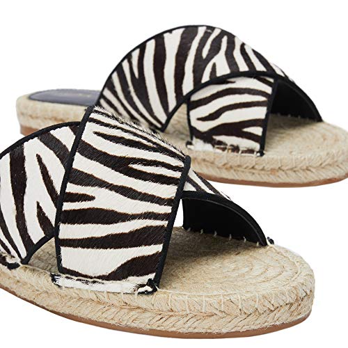 Parfois - Sandalias Tacón Bajo Zebra Strap Sandal - Mujeres - Tallas 40 - Negro