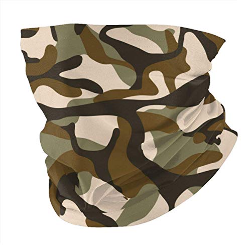 Pasamontañas de Camuflaje, Camuflaje Militar, Bufanda mágica Multifuncional para Exteriores, Bandana, Tubo Deportivo, Cubierta Facial UV para Entrenamiento, Yoga