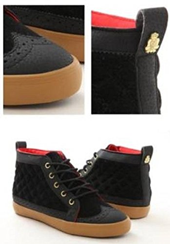 Pastry Sneaker - Zapatos de Cordones de Cuero para Mujer Negro Negro 36.5