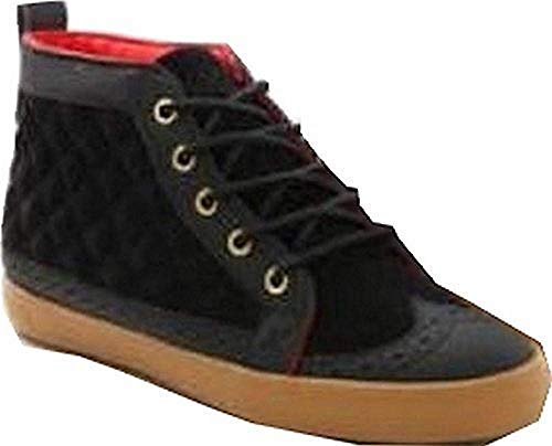 Pastry Sneaker - Zapatos de Cordones de Cuero para Mujer Negro Negro 36.5