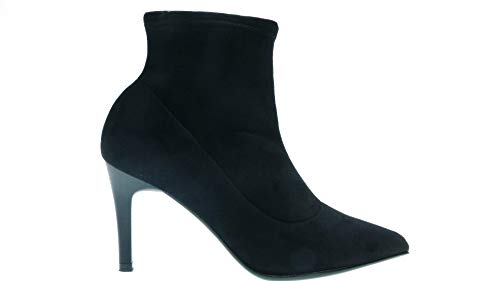 PATRICIA MILLER Botines de Tacon Alto 1631 para Mujer (39 EU, Negro)