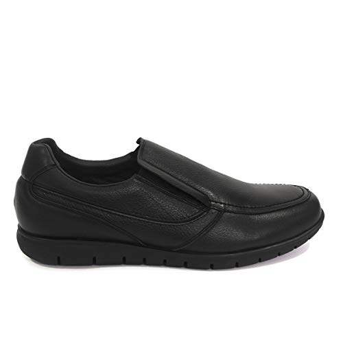 PAYMA - Zapatos de Trabajo, Uniforme y Hostelería de Piel para Hombre. Hechos en España. Acolchados. Repelentes al Agua. Suela de Goma de Caucho. Ideal Camareros, Uniformes. con/Sin Cordones y Velcro