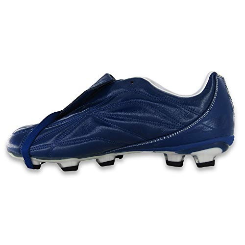 Pelé Sports Men's Football Boots - Botas de fútbol para Hombre PELÉ 1962 FG MS (Estate Blue, Numeric_41_Point_5)
