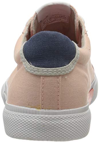 Pepe Jeans Kenton Basic Woman, Zapatillas Mujer, Beige Washed Rose 313, 37 EU