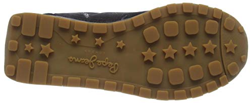Pepe Jeans London Dean NASS, Zapatillas Mujer, 999black, 36 EU