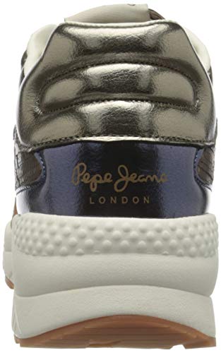 Pepe Jeans London Harlow Space, Zapatillas Mujer, 879cognac, 39 EU