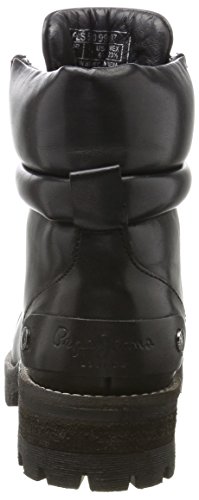 Pepe Jeans London Hellen Laces, Botas Mujer, Negro (Black), 36 EU