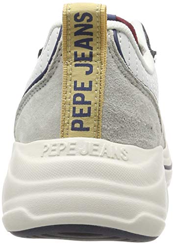 Pepe Jeans London Sinyu New Block, Zapatillas Mujer, White 800, 36 EU