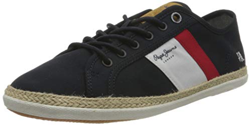 Pepe Jeans MAUI Blucher, Zapatillas Hombre, Azul Marino, 42 EU