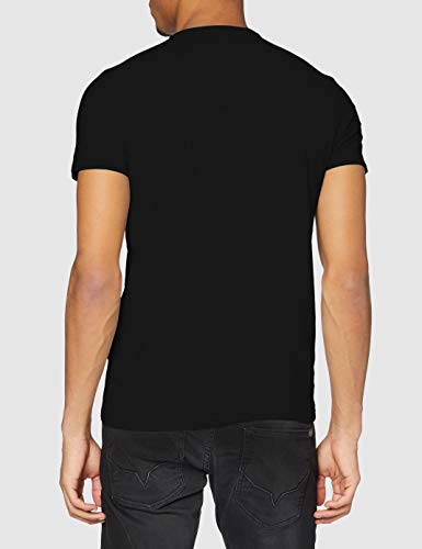 Pepe Jeans Original Basic S/S PM503835 Camiseta, Negro (Black 999), X-Large para Hombre