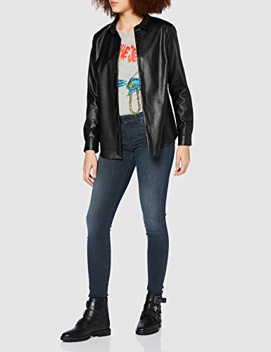 Pepe Jeans Pixie Pants, Azul (Dark Used Cg4), 25W / 30L para Mujer