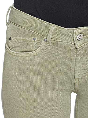 Pepe Jeans Pixie PL210004Y, Pantalones para Mujer, Verde (Covert Green 723), W30/L30