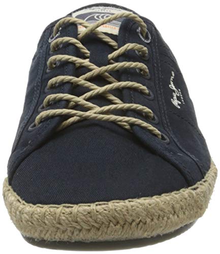 Pepe Jeans Tourist Island, Sandalias con cuña Tipo Alpargatas Hombre, Azul Marino 595, 41 EU