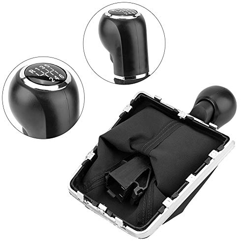 Perilla del Cambio de Marcha del Coche Cubierta de la Bota Gaiter de 5 Velocidades y 6 Velocidades con Cambio de Marchas para Astra Corsa GTC 2005-2010(6 Velocidade)