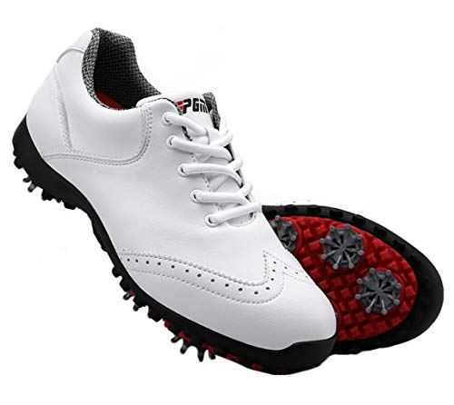 PGM Mujer Zapatos de Golf Impermeables con Espigas