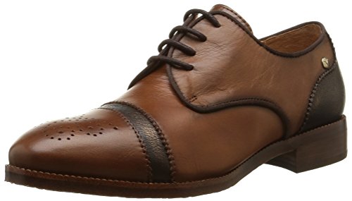 Pikolinos Royal W4D - Zapatos de Cordones para Mujer marrón marrón (Cuero) 41